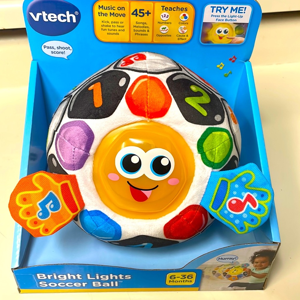 Bright lights soccer ball